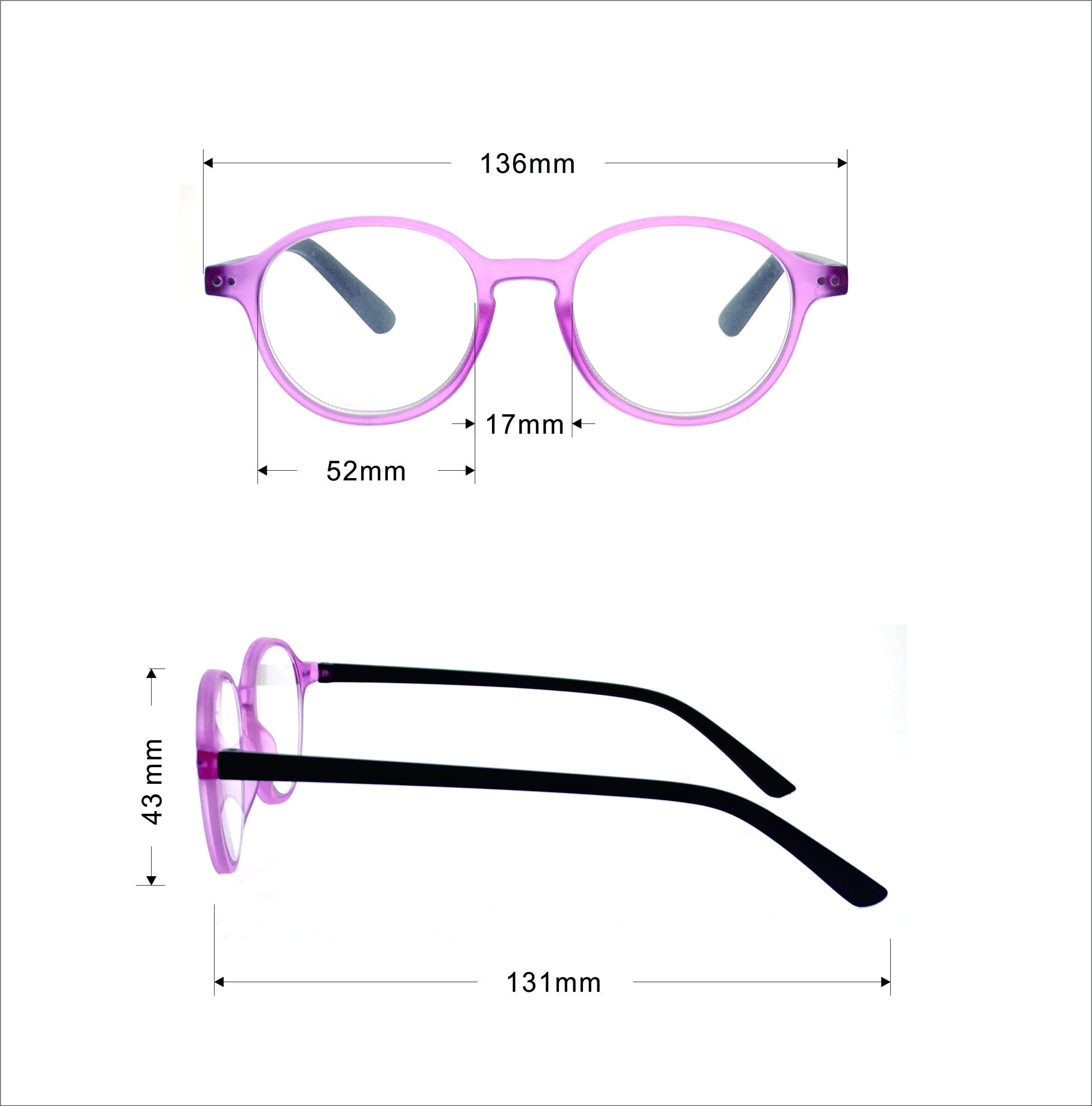  Optical Eyewear Eyeglass Frame Optical Glass Custom Logo LR-P6597