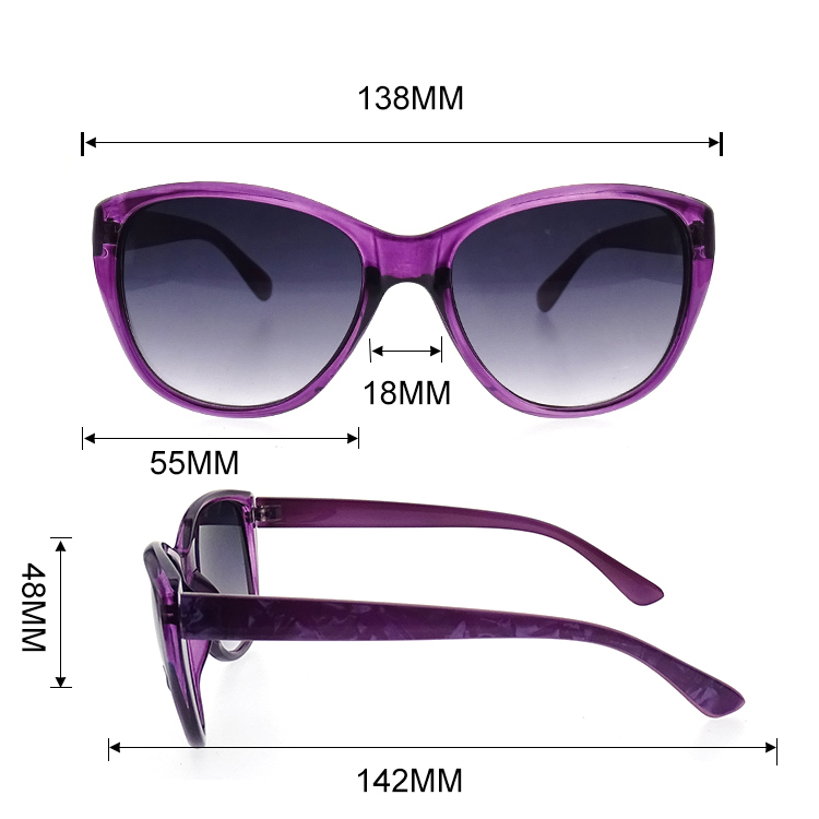 2020 New Plastic Women Cat Eye Sunglasses LS-P753