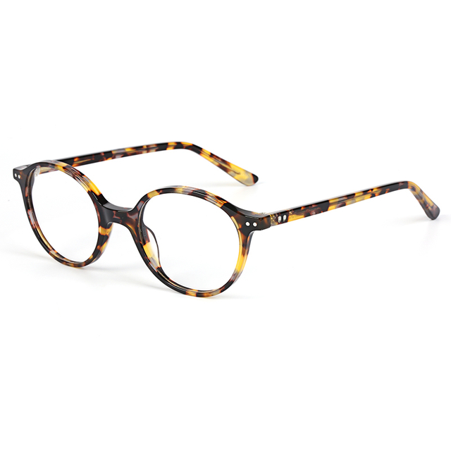 Wholesale Retro Bright Women Men Acetate Spectacle Frames Optica Glasses EM2905