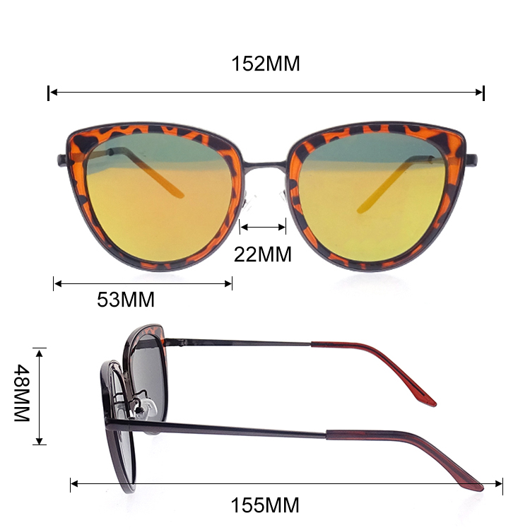 Orange Tortoise Ladies Shades PC Sunglasses LS-P1239