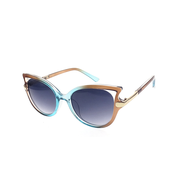 Fashion Oversize Gradient Colour Cat Eyes Sunglasses For Women LS-P1250